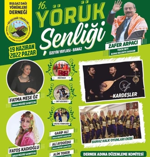 BAKAN 19 HAZRANDA ZEYR YAYLASINDA YRK ENLNE DAVET ETT.